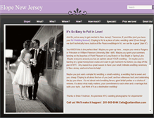 Tablet Screenshot of elopenewjersey.com